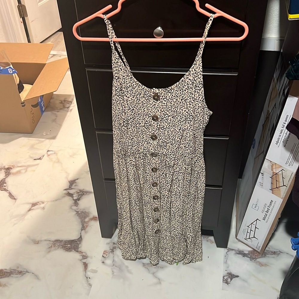 Cheetah Spaghetti Strap Dress